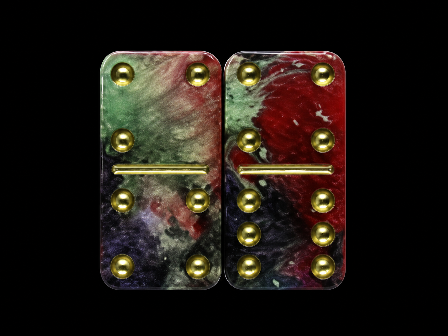 Double-Six Dominoes – Professional Resin Set